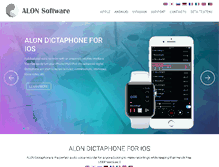 Tablet Screenshot of alonsoftware.com